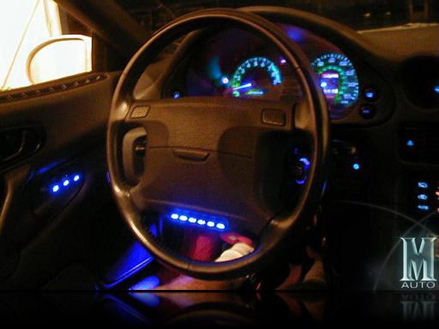 Blue Interior Led Lights Package For 1991 1999 Mitsubishi